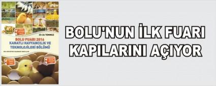 BOLU'NUN LK FUARI KAPILARINI AIYOR