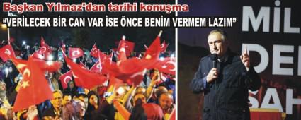 Bakan Ylmaz'dan tarihi konuma