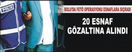 FET OPERASYONU ESNAFLARA SIRADI