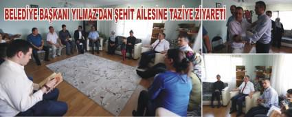 BELEDYE BAKANI YILMAZ\'DAN EHT ALESNE TAZYE ZYARET
