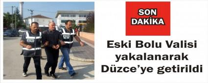 Eski Bolu Valisi zimen adliyeye sevk edildi