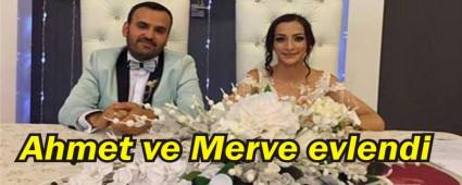 Ahmet ve Merve hayatlarn birletirdi