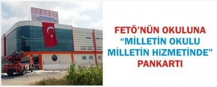 FET Okuluna pankart asld