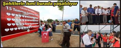 15 TEMMUZ EHTLER PARKI AILDI