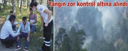 Yangn zor kontrol altna alnd