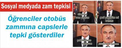 SOSYAL MEDYADA ZAM TEPKS