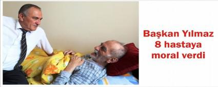 Bakan'dan hastalara moral ziyareti