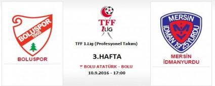 Boluspor-Mersin ma 10 Eyll'de         