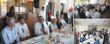 BELEDYE BAKANI YILMAZ MAHALLE MUHTARLARI LE BR ARAYA GELD