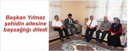 ehit Erhan'n ailesine taziye ziyareti