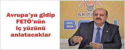 Avrupa'ya FET propagandalarn anlatacaklar