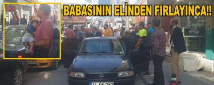 IRAKLI OCUK BABASININ ELNDEN FIRLAYINCA!!