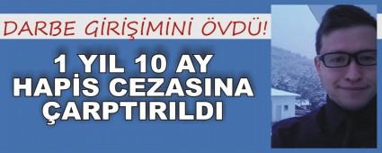 1 YIL 10 AY HAPS CEZASINA ARPTIRILDI