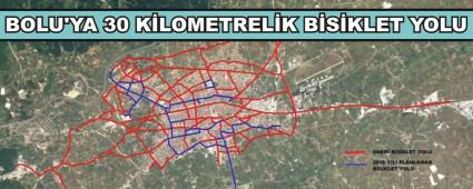 BOLU'YA 30 KLOMETRELK BSKLET YOLU