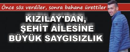 KIZILAY'DAN EHT ALESNE BYK SAYGISIZLIK