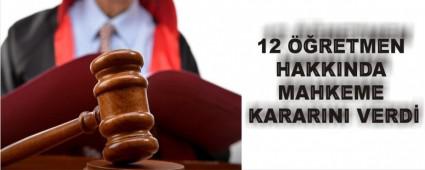 MAHKEME KARARINI VERD