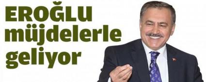 Bakan Erolu mjdelerle geliyor