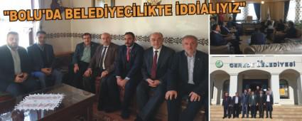 "BOLU'DA BELEDYECLKTE DDALIYIZ"