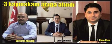 BOLU'DAN 3 KAYMAKAM AIA ALINDI