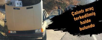 alnt ara terkedilmi halde bulundu