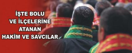 TE BOLU VE LELERNE ATANAN HAKM VE SAVCILAR