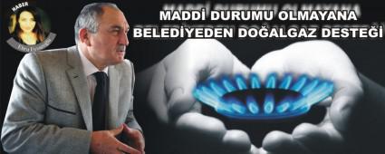 MADD DURUMU OLMAYANA BELEDYEDEN DOALGAZ DESTE 