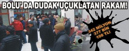 BOLU'DA DUDAK UUKLATAN RAKAM!