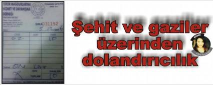 ehit ve gaziler zerinden dolandrclk