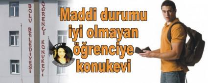 Maddi durumu iyi olmayan renciye konukevi