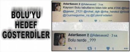 BOLU'YU HEDEF GSTERDLER