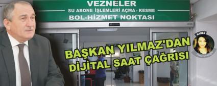 BAKAN YILMAZ'DAN DJTAL SAAT ARISI