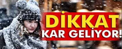 Bolu’ya iddetli kar uyars 