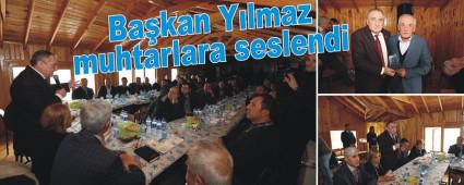 Bakan Ylmaz muhtarlara seslendi