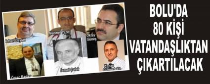 BOLU'DA 80 K VATANDALIKTAN IKARTILACAK