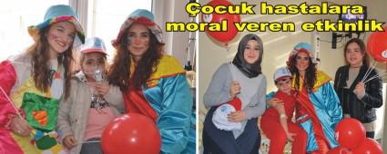 ocuk hastalara moral veren etkinlik