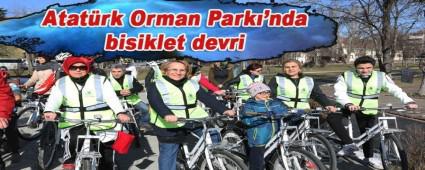Atatrk Orman Park'nda bisiklet devri