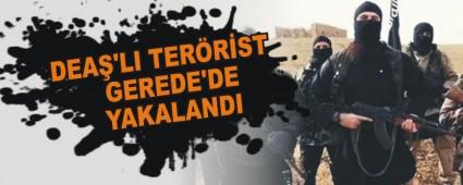 DEA'LI TERRST GEREDE'DE YAKALANDI