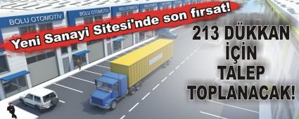 Yeni Sanayi Sitesi'nde son frsat!