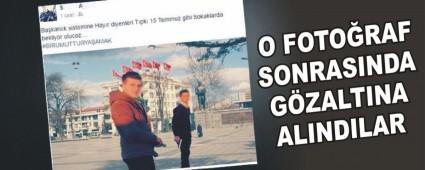 O FOTORAF SONRASINDA GZALTINA ALINDILAR