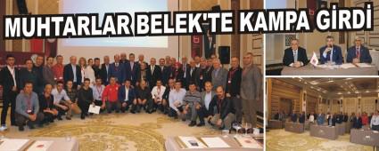 MUHTARLAR BELEK'TE KAMPA GRD