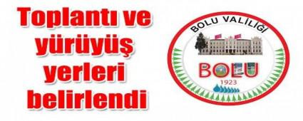 Bolu'da gsteri yerleri belirlendi