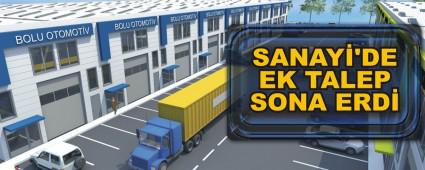 SANAY'DE EK TALEP SONA ERD