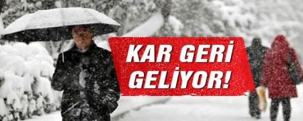 BOLU'YA KAR GER GELYOR