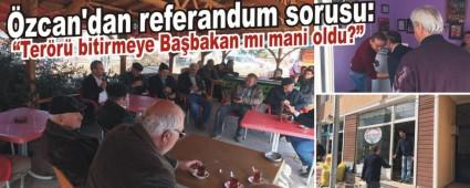 zcan'dan referandum sorusu