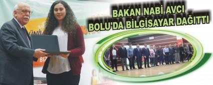 BAKAN NAB AVCI BOLU'DA BLGSAYAR DAITTI