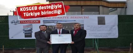 KOSGEB desteiyle Trkiye birincilii