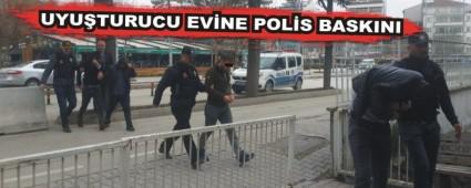 Uyuturucu evine polis baskn