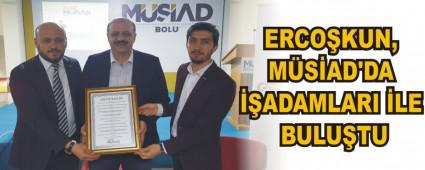 ERCOKUN, MSAD'DA ADAMLARI LE BULUTU
