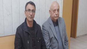 Korkut Eken Alaattin akc'y ziyaret iin hastaneye geldi