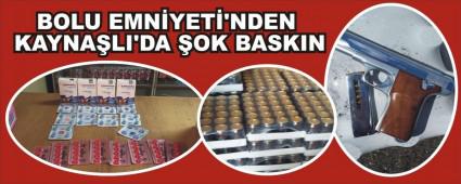 Bolu Emniyeti'nden Kaynal'da ok baskn